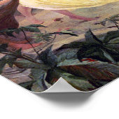 Poster Print: Mucha - Geist des Frühlings (Ecke)