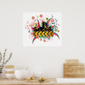 Poster/Print: Party Town USA Poster (Küche)