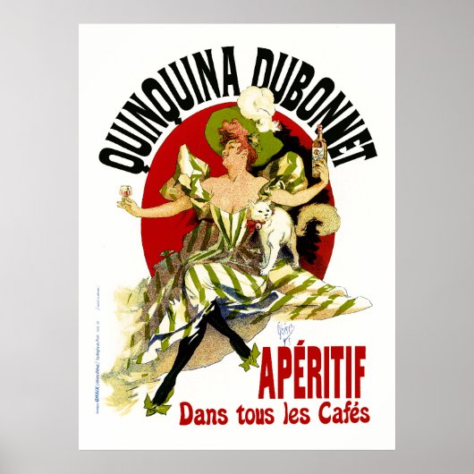 Poster/Print: Quinquina Dubonnet - Jules Cheret Poster (Vorne)