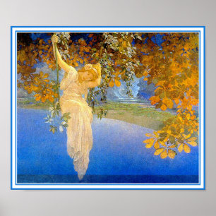 Poster/Print: Reveries - by Maxfield Parrish Poster