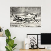 Poster/Print "Sleigh Ride" Poster (Heimbüro)