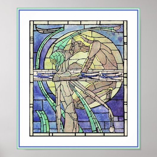 Poster Print: Sommer - von Margaret Macdonald (Vorne)