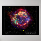 Poster/Print: Supernova - Cassiopeia Space Image Poster (Vorne)