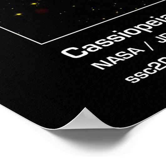 Poster/Print: Supernova - Cassiopeia Space Image Poster (Ecke)