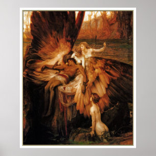 Poster Print: The Launch for Icarus von H. Draper
