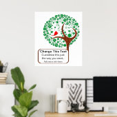 Poster/Print: The Tree Poster (Heimbüro)