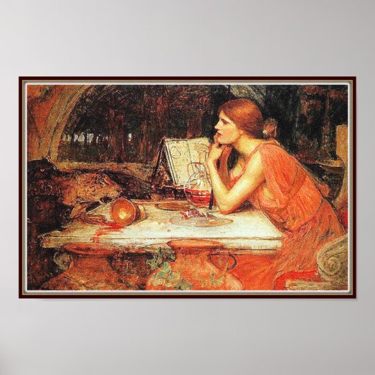 Poster/Print: The Zauberin - John Waterhouse Poster (Vorne)