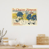 Poster/Print: Toulouse Lautrec Bicycle Chain Ad Poster (Küche)