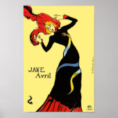 Poster/Print: Toulouse Lautrec - Jane Avril Poster (Vorne)