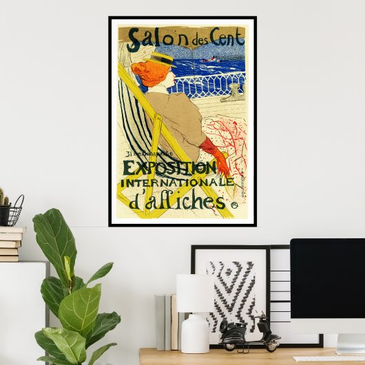 Poster Print: Toulouse Lautrec - Salon des Cent (Heimbüro)