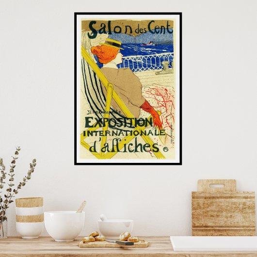 Poster Print: Toulouse Lautrec - Salon des Cent (Küche)