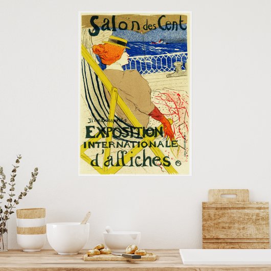 Poster Print: Toulouse Lautrec - Salon des Cent (Küche)