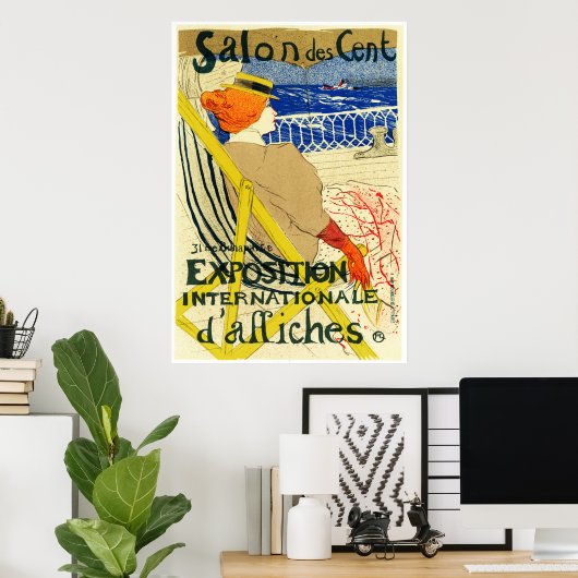 Poster Print: Toulouse Lautrec - Salon des Cent (Heimbüro)