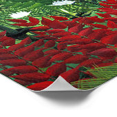 Poster/Print: Tropical Forest with Monkeys Poster (Ecke)