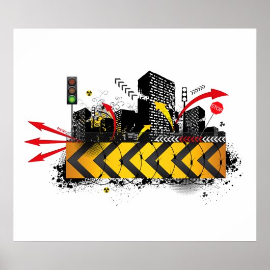 Poster/Print: Urban Grunge Poster (Vorne)