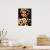 Poster/Print: Vertumnus (Portrait von Rudolf II) Poster (Küche)