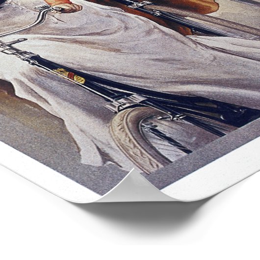 Poster/Print: Vintage Fahrradanzeige - Schwägerräd Poster (Ecke)