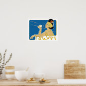 Poster/Print: Vintager Rajah-Kaffee Poster (Küche)