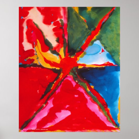 Poster/Print: Zur Mitte Poster (Vorne)