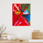 Poster/Print: Zur Mitte Poster (Küche)