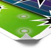 Poster, Prints - BIG BANG BLACK HOLES POP ART Poster (Ecke)