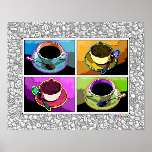 Poster, Prints - Java Addictions Pop Art Poster (Vorne)