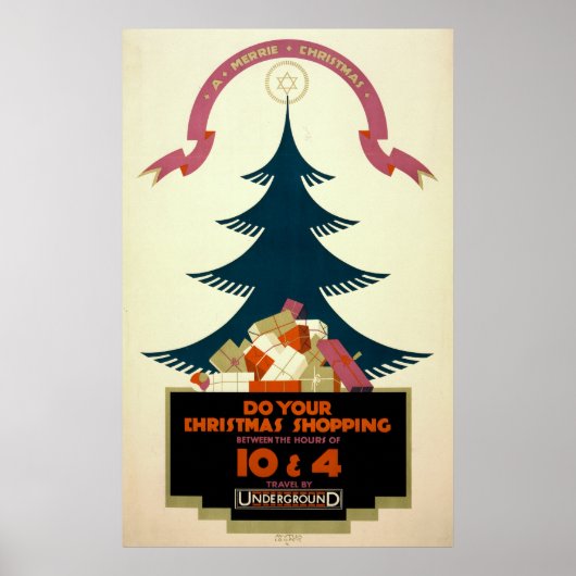 Poster Promoting Travel by London Untergrund (Vorne)