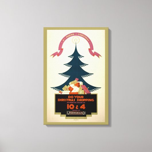 Poster Promoting Travel by London Untergrund Leinwanddruck (Vorderseite)