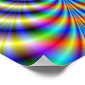 Poster Psychedelic Ringed Puls (Ecke)