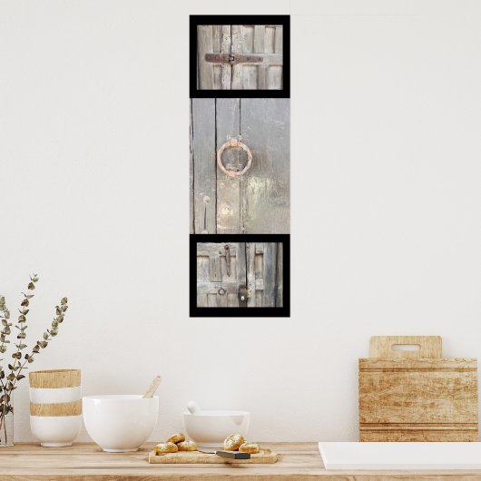 Poster: Puertas y cierres Poster (Küche)