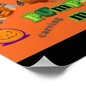 Poster "Pumpkin Carving Math" (Ecke)