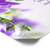 Poster—Purple Flowers-Vert-Jer 29:11 Poster (Ecke)