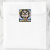 Poster Quadratischer Aufkleber (Tasche)