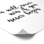 Poster Quoting Helen Rowland - Erfolg (Ecke)