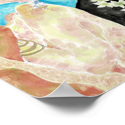 Poster-Radhakrishna Poster (Ecke)