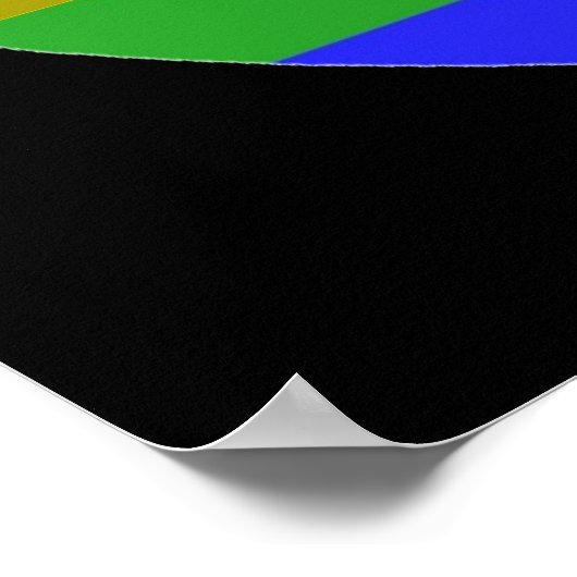 Poster Rainbow Heart (Ecke)