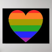 Poster Rainbow Heart (Vorne)