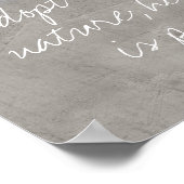 Poster Ralph W Emerson zitieren Natur Foto Art (Ecke)