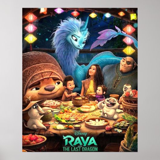 Poster Raya und die letzte Drachenästhetik (Vorne)