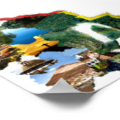 Poster recuerdo de Bolivien (Ecke)