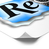 Poster: "RECYCLE" Poster (Ecke)