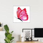 Poster-Red Butterfly Poster (Heimbüro)