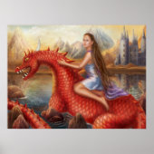 Poster "Red dragon" (Vorne)