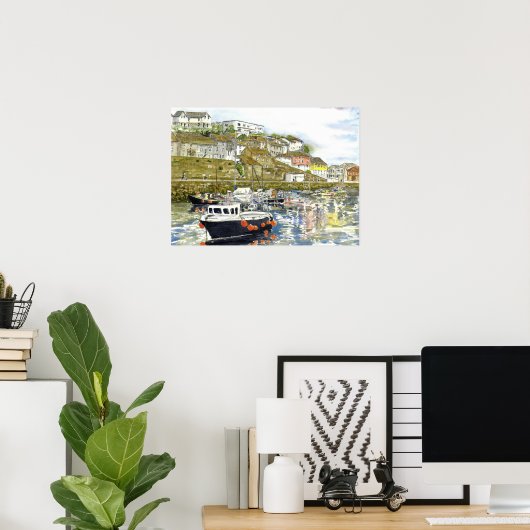 Poster "Red Fenders" (Heimbüro)