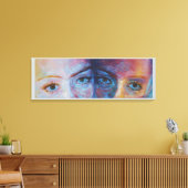 Poster "Reflection from Within" von Rosanne Coty Leinwanddruck (Insitu (Wohnzimmer))