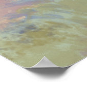 Poster Reife Pomegranate Paint Effect (Ecke)