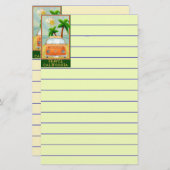 Poster: Reisen durch Kalifornien Briefpapier (Vorne/Hinten)