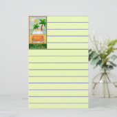 Poster: Reisen durch Kalifornien Briefpapier (Stehend Vorderseite)