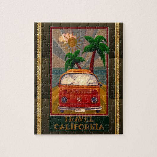 Poster: Reisen ins Puzzle California (Vertikal)