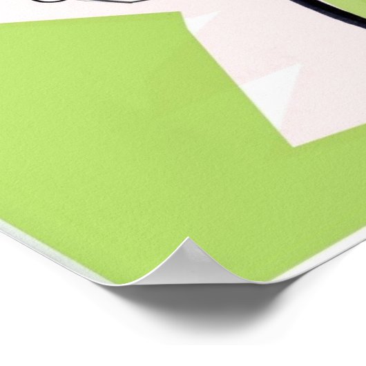 Poster Rene Gruau Inspirierte Illustration (Ecke)